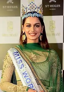 Miss World 2017Manushi Chhillar  India