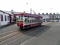 Trailer car 41 in the station tracks