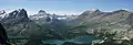 Grinnell Point, Mt. Wilbur, Mt. Henkel (right of center)