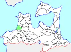 Location of Kizukuri in Aomori Prefecture