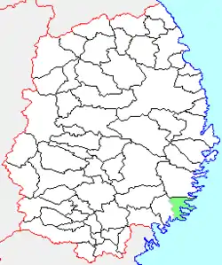 Location of Sanriku in Iwate Prefecture