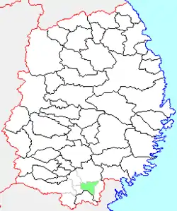 Location of Senmaya in Iwate Prefecture
