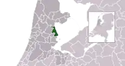 Location of Edam-Volendam