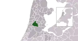 Location of Zaanstad