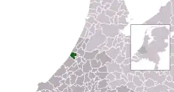 Location of Katwijk