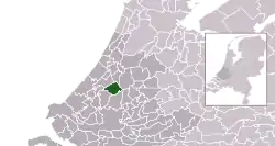 Location of Zoetermeer