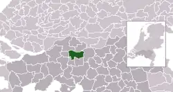 Location of Waalwijk