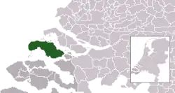 Location of Schouwen-Duiveland