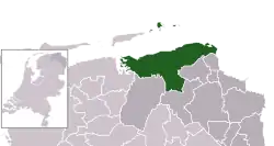 Location of Het Hogeland