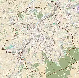 Namur Gate is located in Brussels