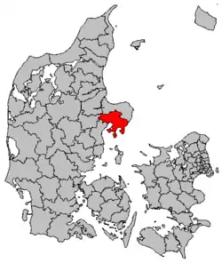 Location in Denmark