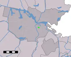 Location of Plantage in Amsterdam