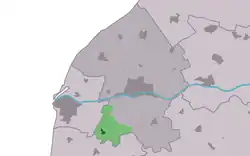Location in the Franekeradeel municipality