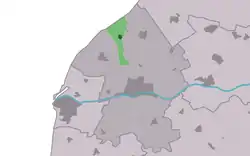 Location in the Franekeradeel municipality