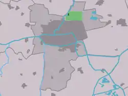 Location in Leeuwarden municipality
