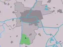 Location in Leeuwarden municipality