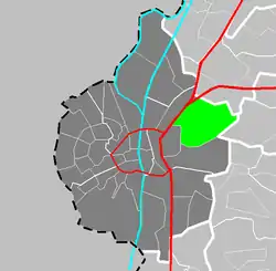 Location of Amby in Maastricht