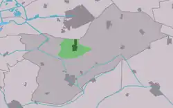 Location in Opsterland municipality