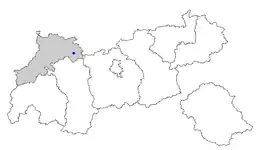 Location of Lermoos within Tyrol