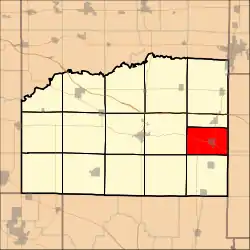 Location in Washington County