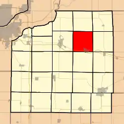 Location in Henry County