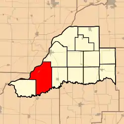 Location in Mason County