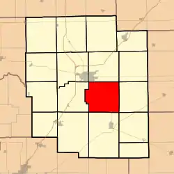 Location in Logan County