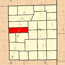 Location in Iroquois County