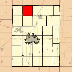 Location in Champaign County