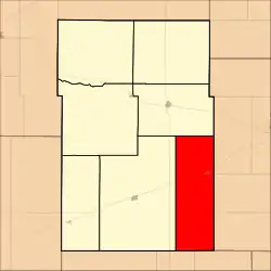 Location in Gray County