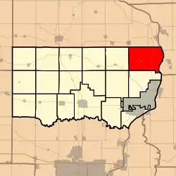 Location in Clinton County