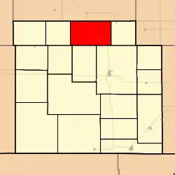 Location in Barber County