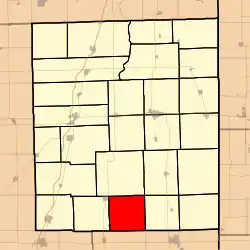 Location in Iroquois County