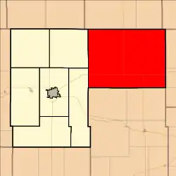 Location in Finney County