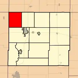 Location in Allen County