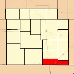 Location in Barber County