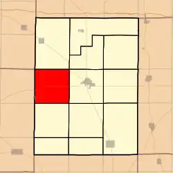 Location in Hamilton County