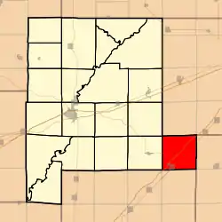 Location in Fayette County