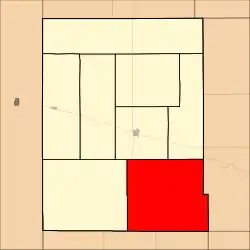 Location in Hamilton County