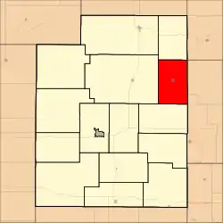 Location in Greenwood County