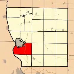 Location in Adams County