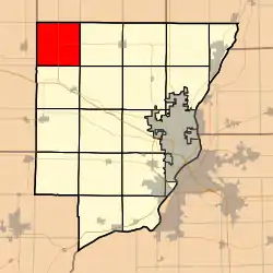 Location in Peoria County