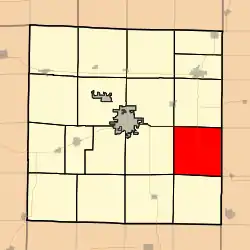 Location in McDonough County