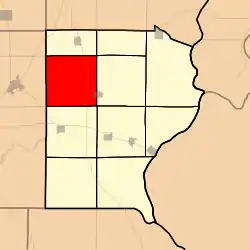 Location in Gallatin County