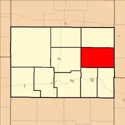 Location in Elk County