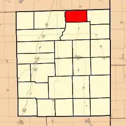 Location in Iroquois County