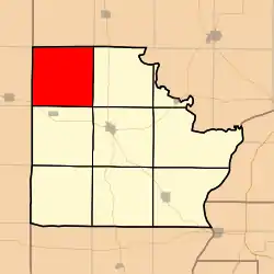 Location in Brown County