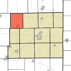 Location in Jay County