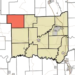 Location in Jackson County