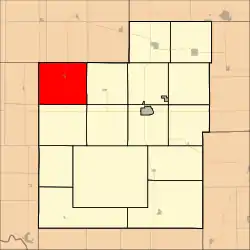 Location in Jackson County